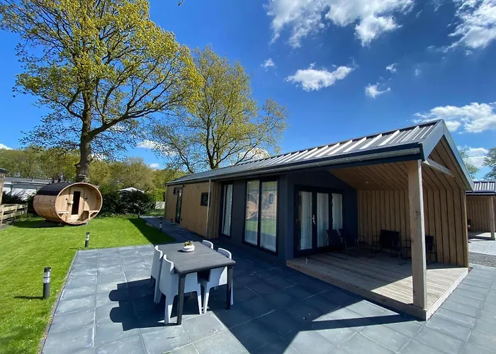 Luxe Lodge voor 4 personen met Sauna