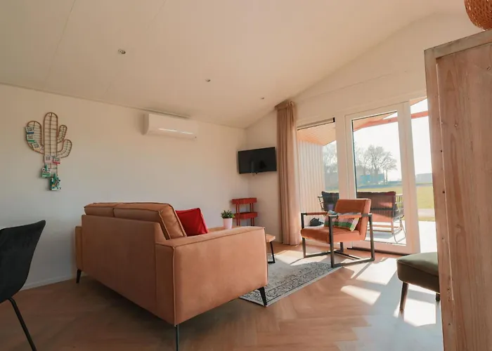 Nieuwe Luxe Lodge met Weidezicht - bij Nationaal park Drents-Friese Wold